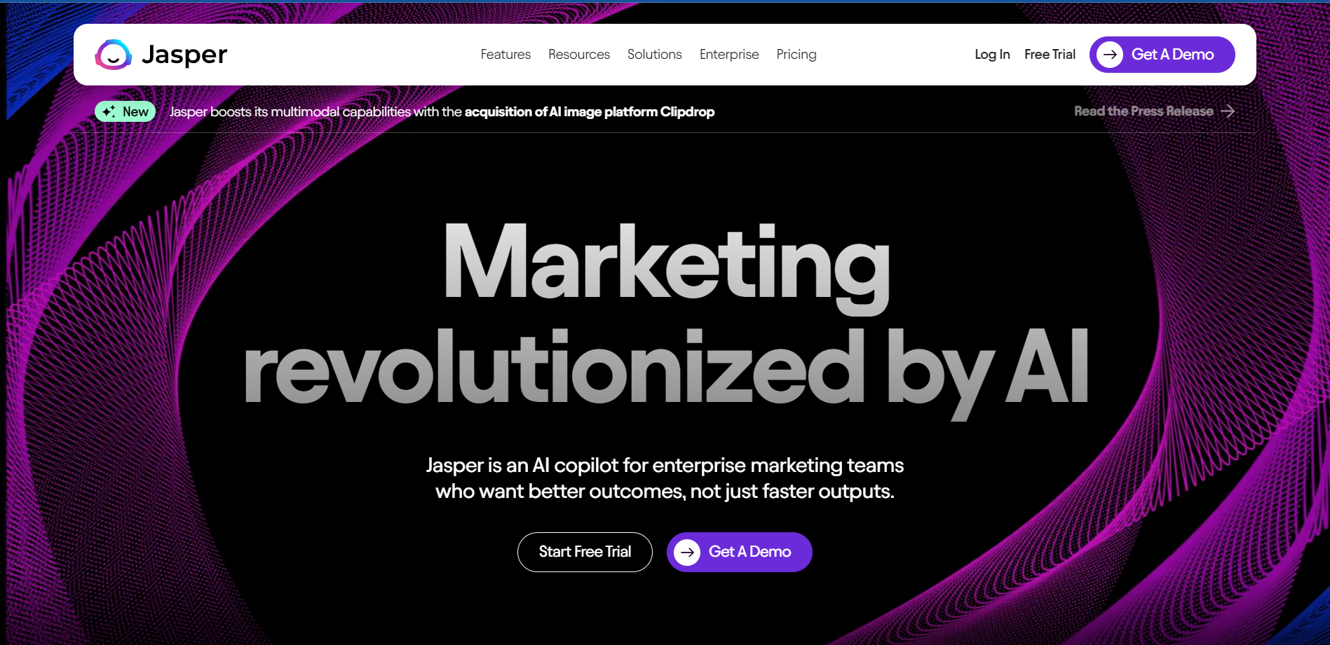 Jasper: AI Copilot, Revolutionizing Enterprise Marketing