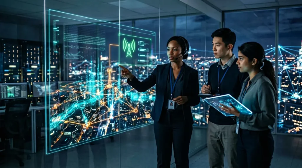 41. AI in Telecommunications: How AI Improves Network Performance, Customer Support, and Predictive Maintenance