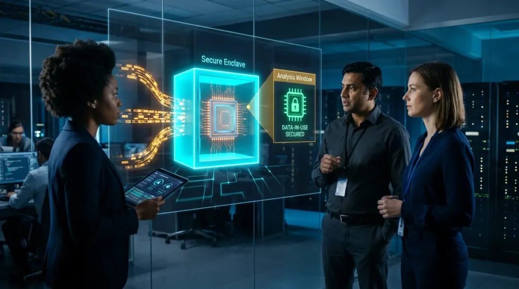 Confidential Computing Explained: How AI Can Process Sensitive Data Safely (“Data in Use” Protection)