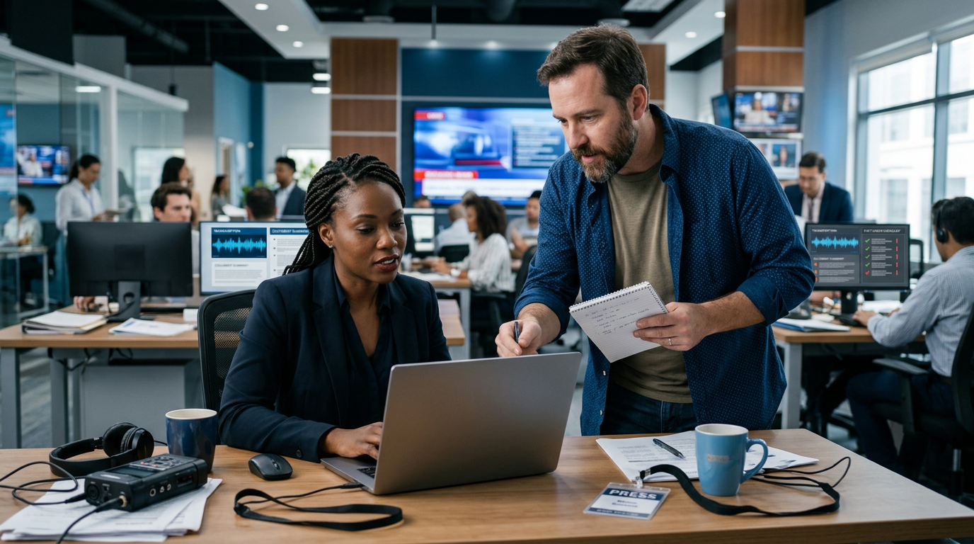 AI in Media & Journalism (Non-Technical): Smarter Fact-Checking, Transcription, and Repurposing (Plus Ethics)