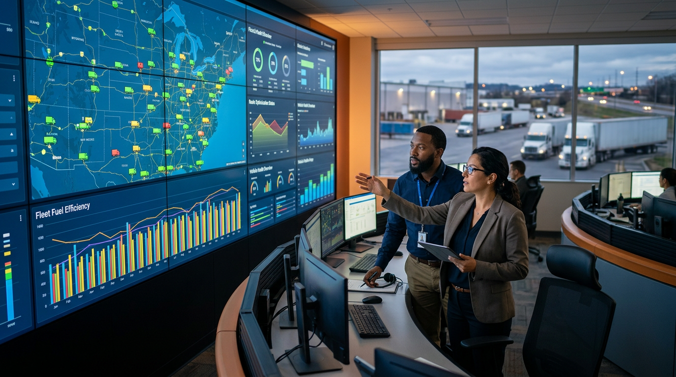 AI in Fleet Management: Predictive Maintenance, Fuel Optimization, and Driver Safety