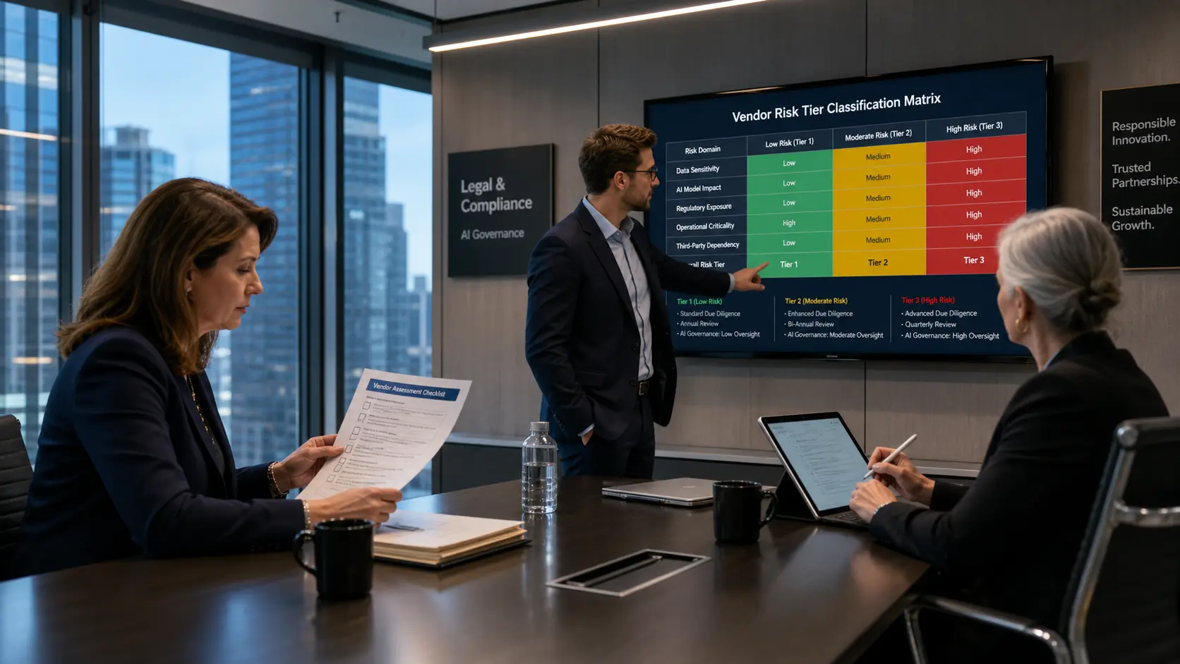 Third-Party AI Vendor Risk Management: How to Assess, Contract, and Monitor AI Suppliers (2026 Framework + Checklist)